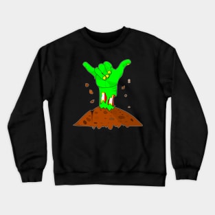 Zombie Hand. Hang Loose. Ideal Halloween Shirt Crewneck Sweatshirt